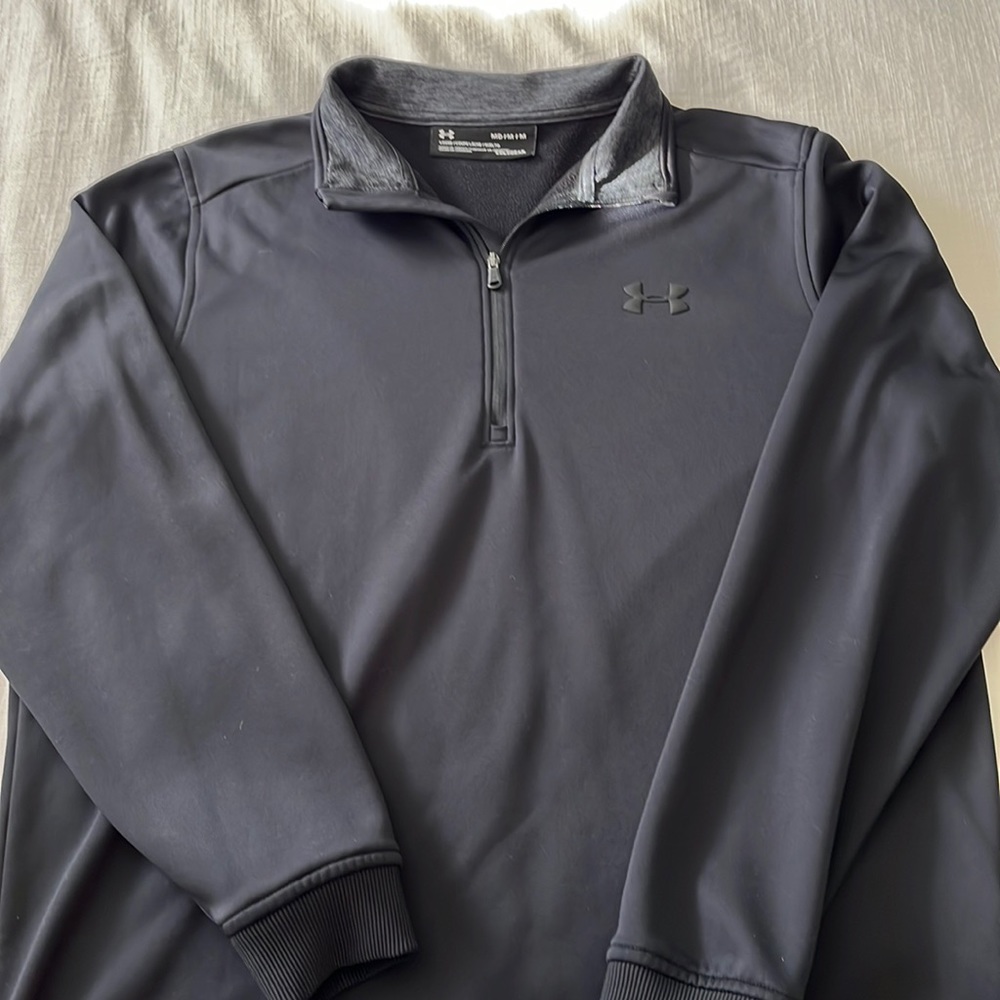 Under Armour Black Half-Zip Pullover Coldgear